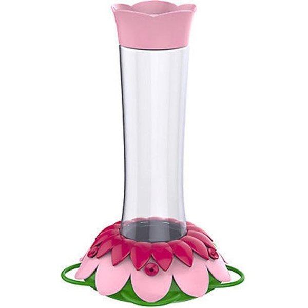 Petpride 5 Port Glass Flower Hummingbird Feeder; Pink Fuchsia PE697383